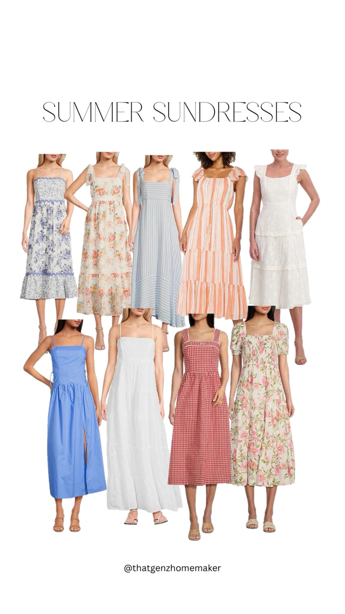 summer sundresses

floral sundress, blue sundress, gingham dress, striped sundress, blue and white floral dress



#LTKSummerEdit #LTKSeasonal #LTKStyleTip