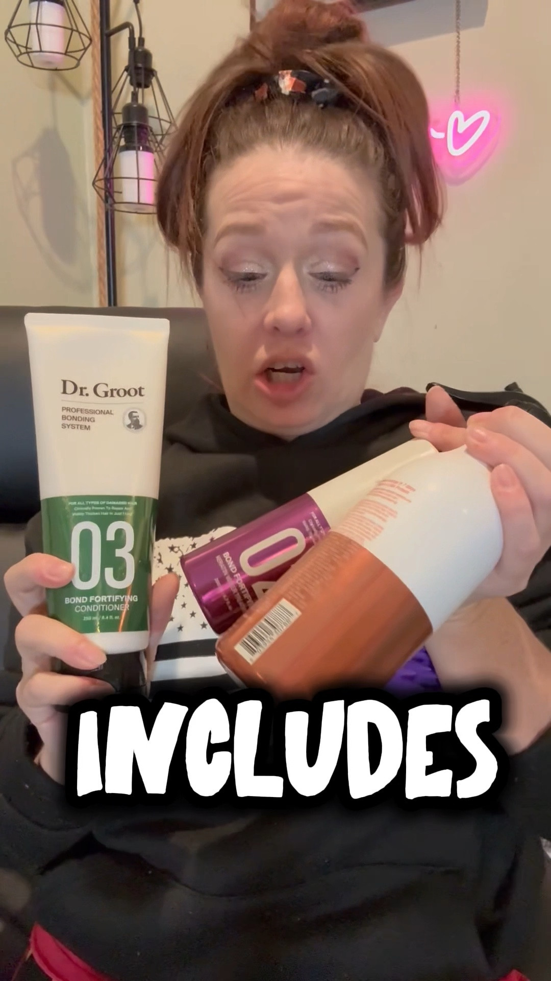 💖 Hair Transformation Unlocked! (If Your Hair is Breaking, Watch This!) 💖
If your hair is thin, weak, and just tired, this is your sign! I’ve been using the Dr. Groot Bonding System (shampoo, conditioner, treatment, AND that amazing scalp brush!) and it has truly given my hair new life.

The combination of the bonding formula and the scalp stimulation is a game-changer for strength and thickness. Stop waiting for your hair to heal—start bonding it back together!

What's your biggest hair struggle right now? Tell me below! 👇

#DrGroot #HairCare #BondingSystem #ThinningHair #HairTransformation #ReelHacks