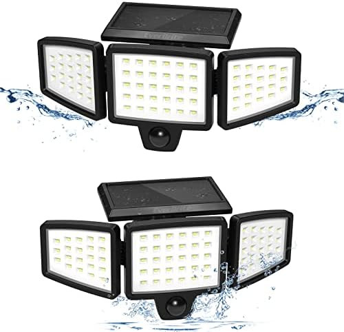 EverBrite Solar Lights Outdoor, Motion Sensor Security Lights, IP65 Waterproof Adjustable Bright ... | Amazon (US)