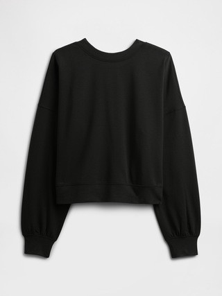 CloudLight Balloon Sleeve Crewneck Sweatshirt | Gap Factory