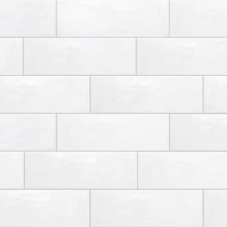 Daltile LuxeCraft Santorini 4-1/4 in. x 12-7/8 in. Glazed Ceramic Undulated Wall Tile (10.64 sq. ... | The Home Depot