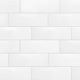 Daltile LuxeCraft Santorini 4-1/4 in. x 12-7/8 in. Glazed Ceramic Undulated Wall Tile (10.64 sq. ... | The Home Depot