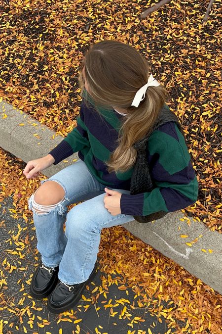 Autumn outfit, autumn aesthetic, fall outfit, loafers, sweater 

#LTKSeasonal #LTKstyletip #LTKfindsunder50