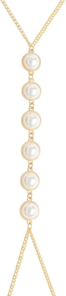 Sexy Body Chains Silver Rhinestone Bra Belly Chain Jewelry Bikini Beach Rave Party Body Accessory... | Amazon (US)