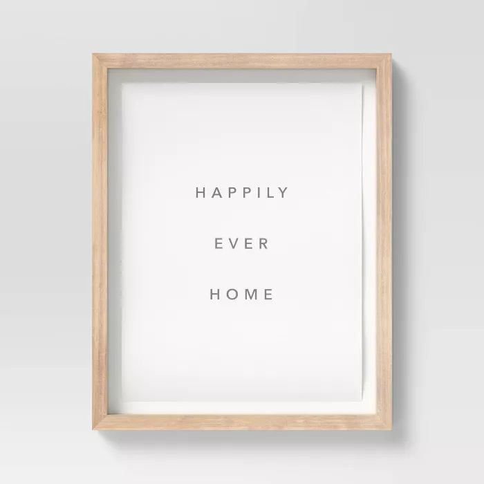 16&#34; x 20&#34; Happily Ever Framed Wall Art - Threshold&#8482; | Target