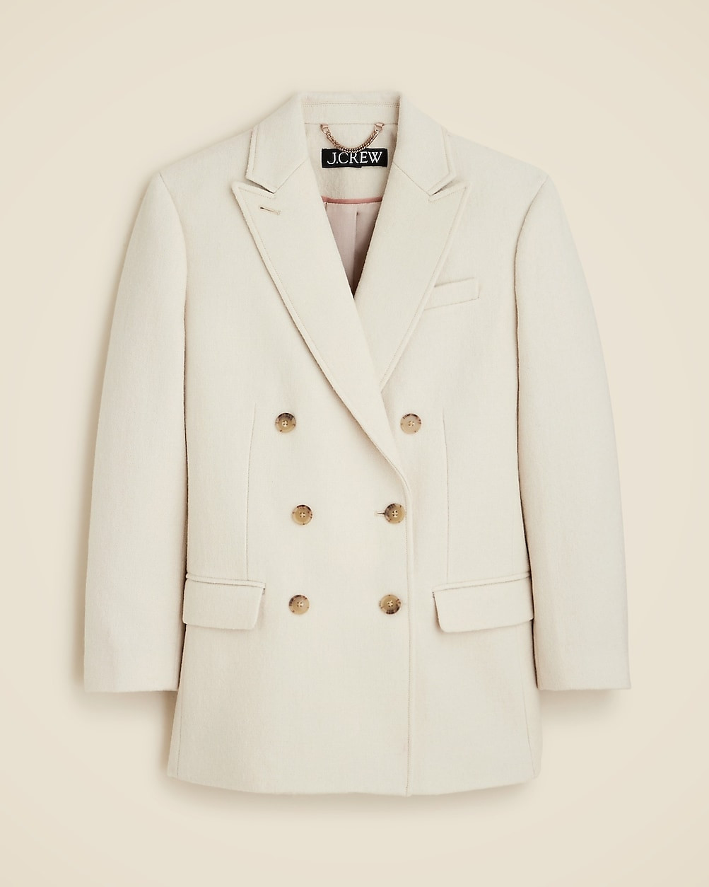 Tailored peacoat in Italian wool-blend melton | J. Crew US