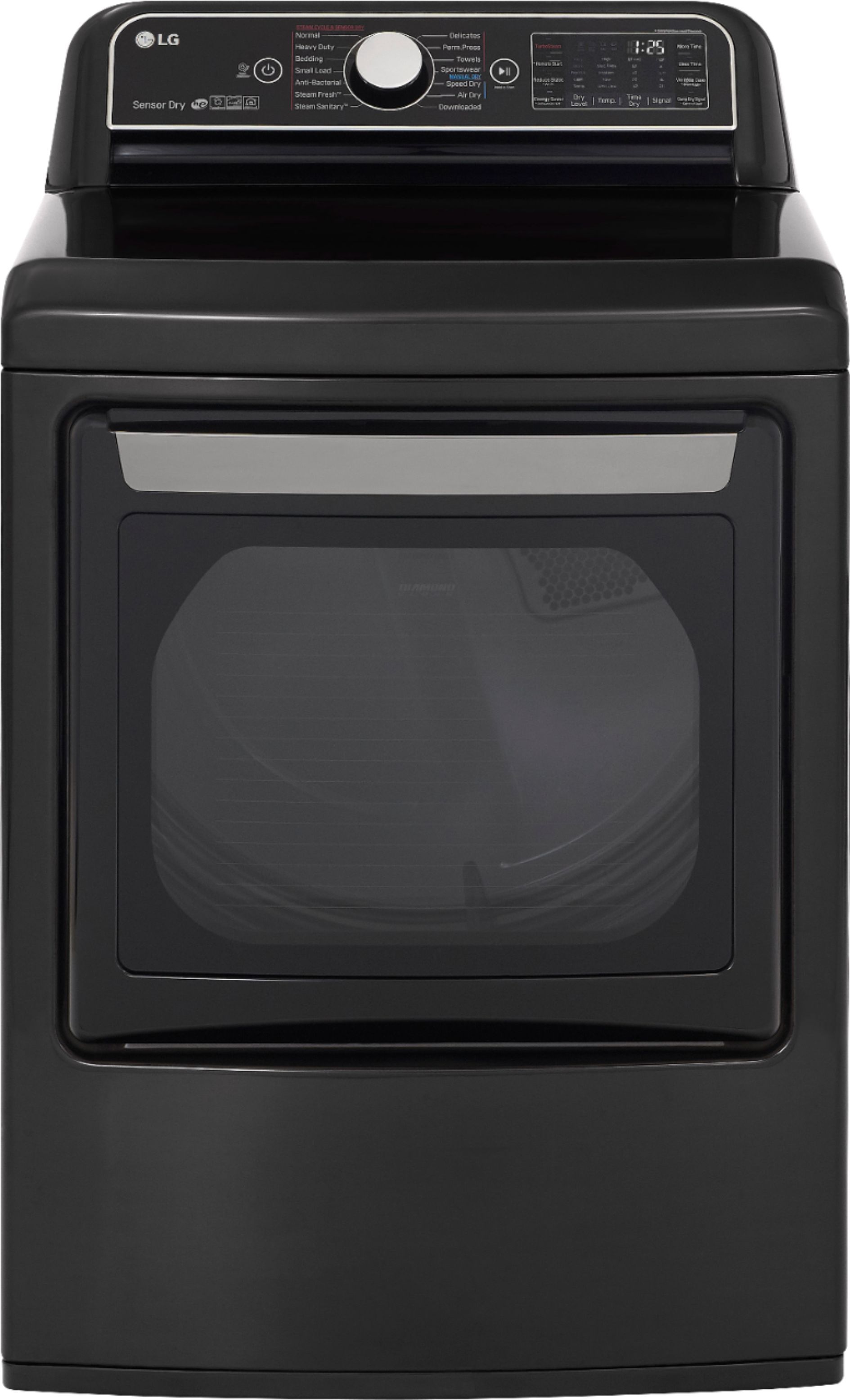 LG 7.3 Cu. Ft. Smart Electric Dryer with Steam and Sensor Dry Black steel DLEX7900BE - Best Buy | Best Buy U.S.