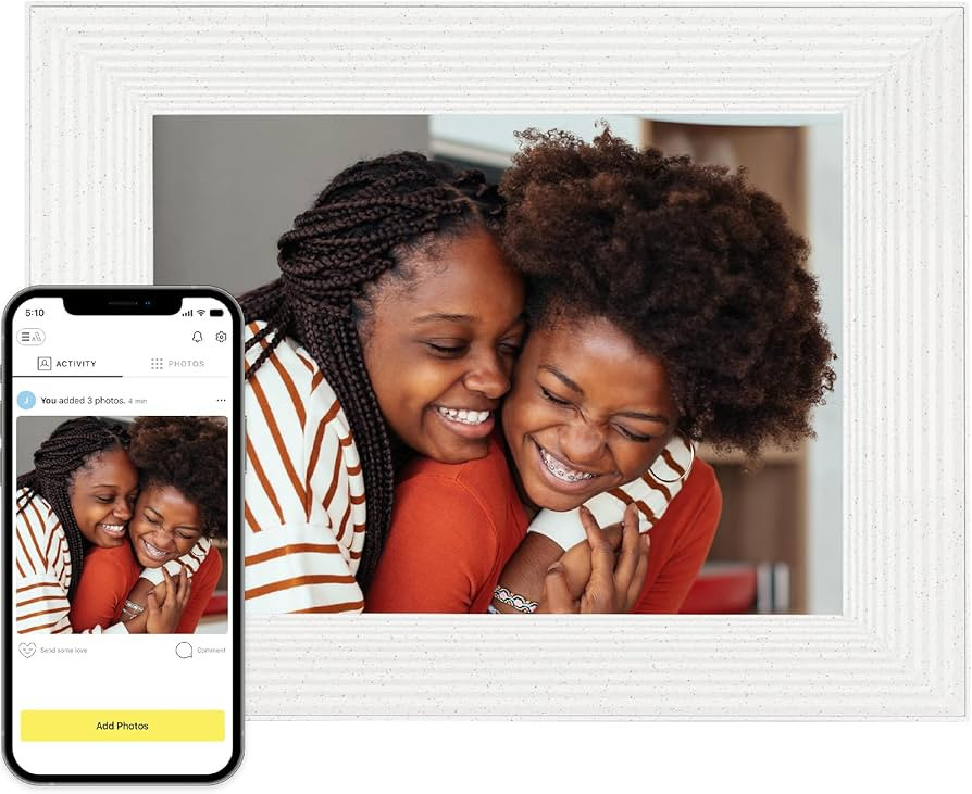 Aura Mason WiFi Digital Picture Frame | The Best Digital Frame for Gifting | Send Photos from You... | Amazon (US)