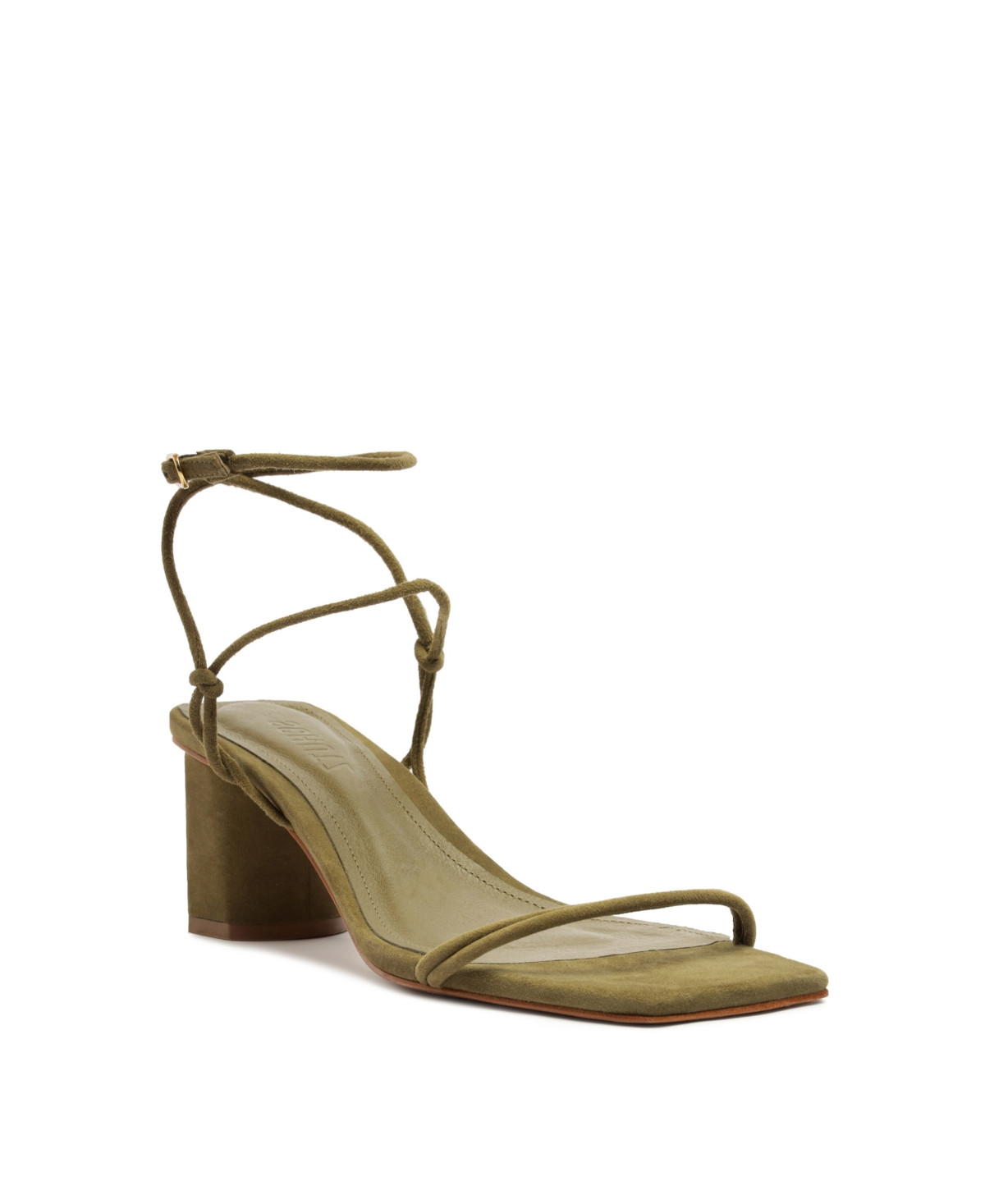 Schutz Women's Pompeii Block Heel Sandals - Green | Macy's