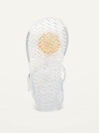 Glitter-Jelly T-Strap Flats for Toddler Girls | Old Navy (US)