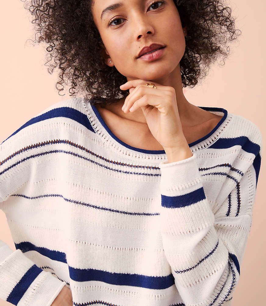 Lou & Grey Stripemix Sweater | LOFT