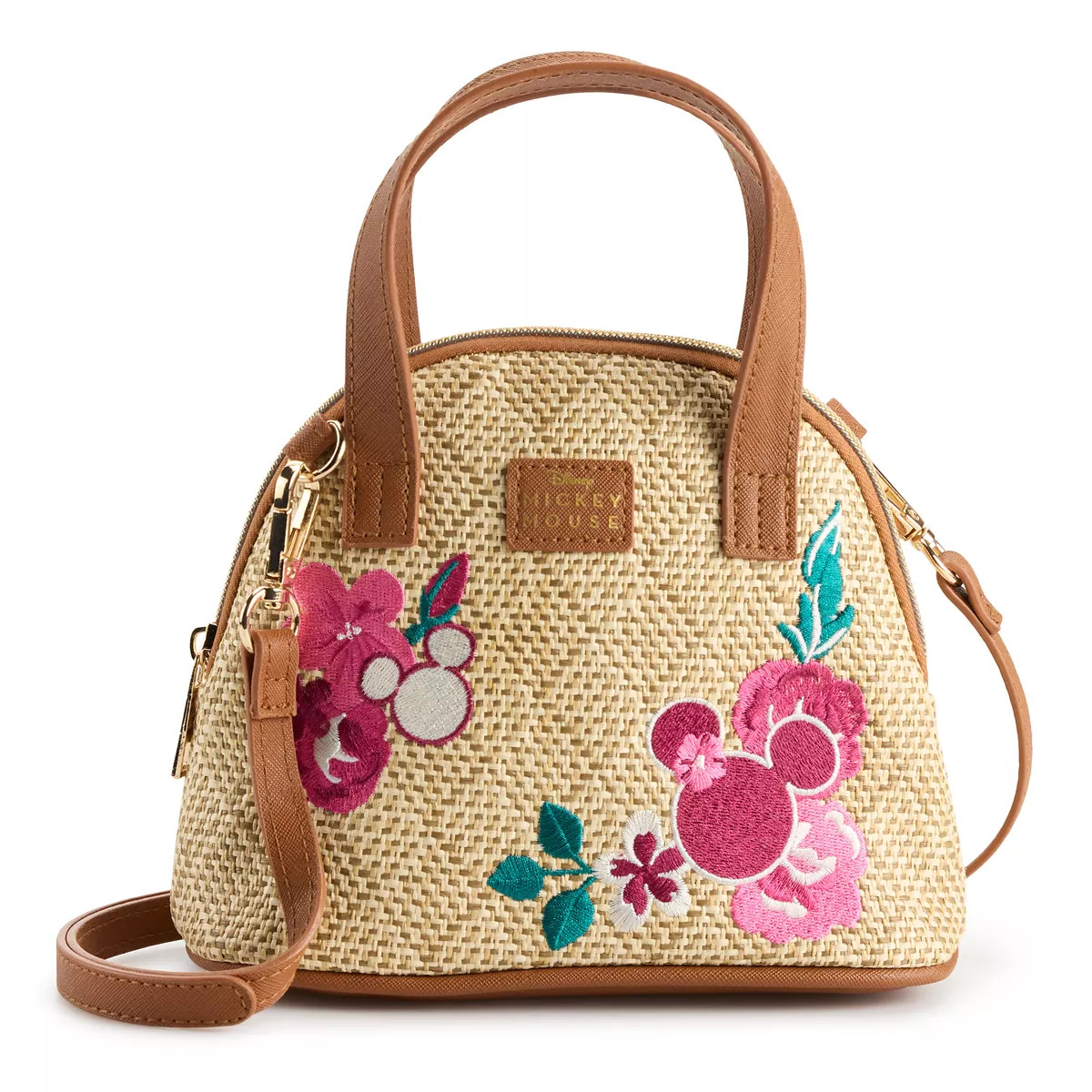 Disney's Minnie Mouse Woven Domed Crossbody Satchel | Kohl's