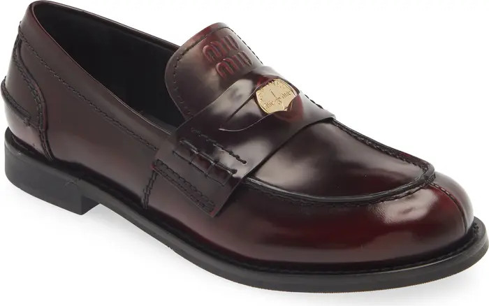 Miu Miu Penny Loafer (Women) | Nordstrom | Nordstrom