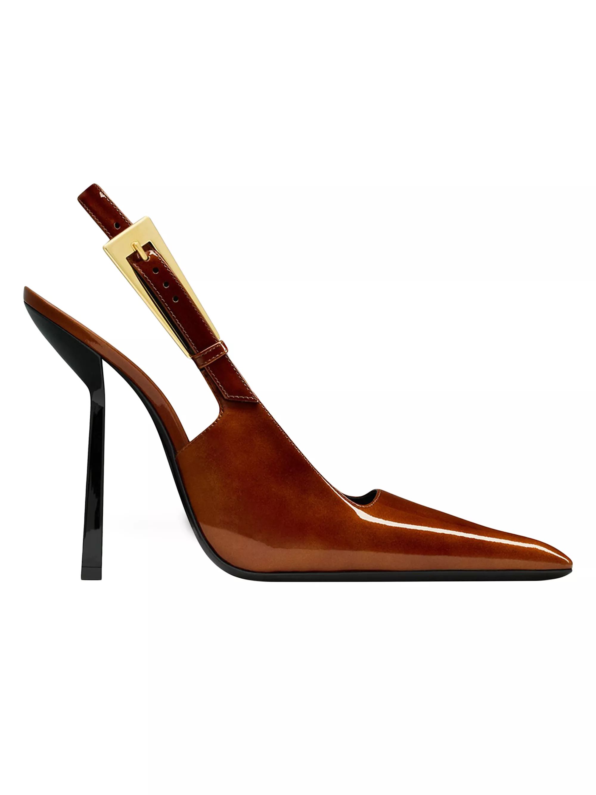 Lee Slingback Pumps In Patent Leather | Saks Fifth Avenue