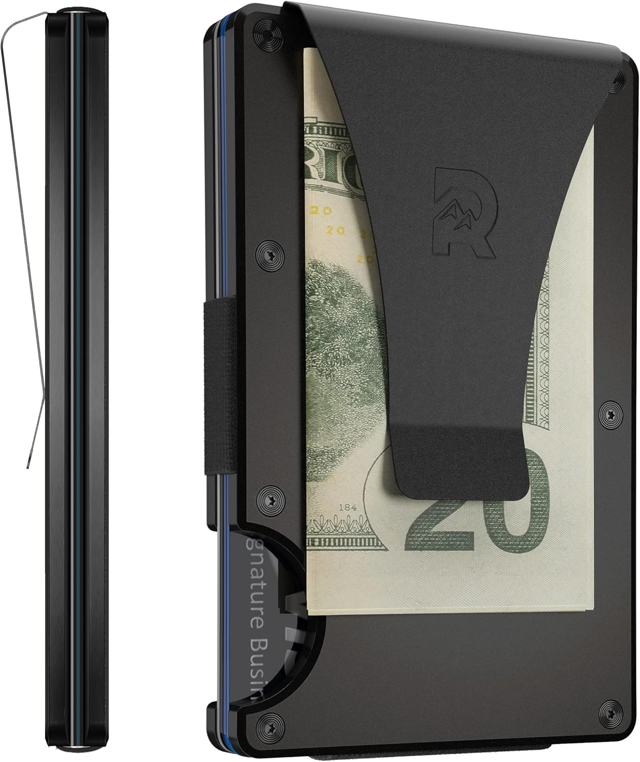 Amazon.com: The Ridge Minimalist Slim Wallet For Men - RFID Blocking Front Pocket Credit Card Hol... | Amazon (US)