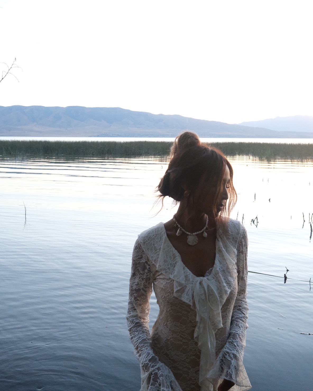 Love this dress, sized up for a more loose fit + length. And added a lace slip dress underneath also. Also would style it with a bomber jacket or blazer 