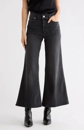 FRAME Le Crop Palazzo Jeans in Broken at Nordstrom Rack, Size 29 | Nordstrom Rack