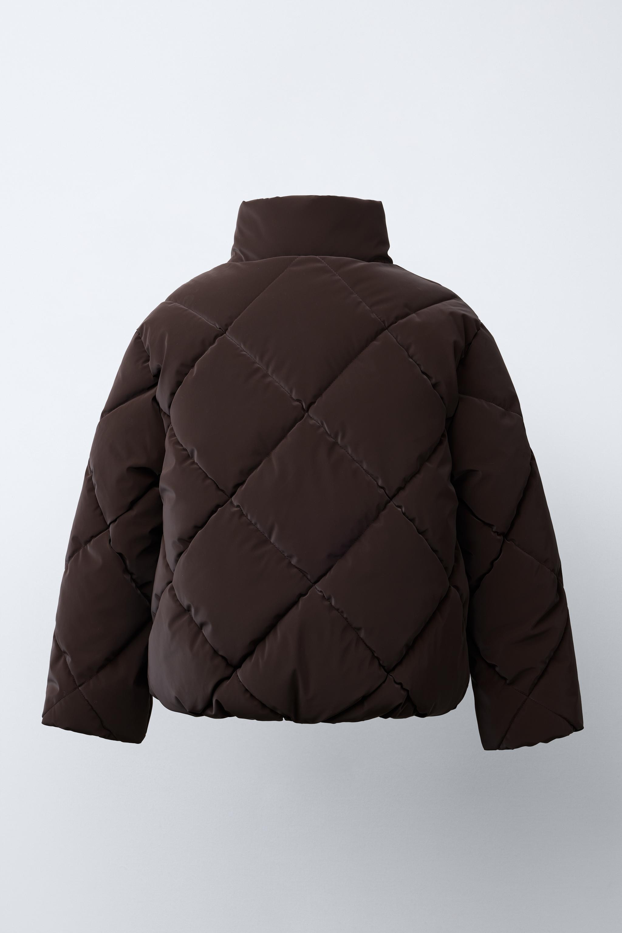 RUBBERISED PUFFER JACKET | Zara AU
