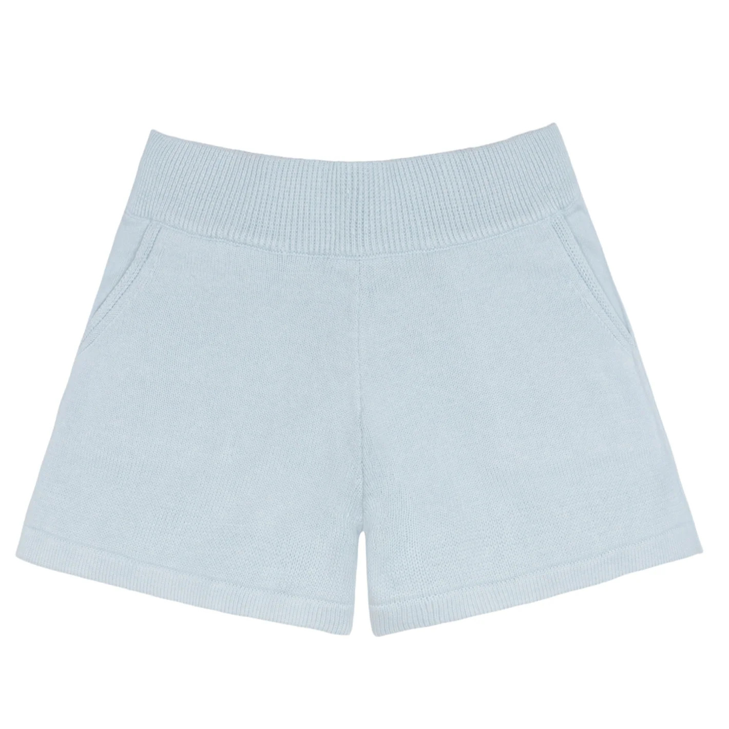 women's light blue knit short | Minnow