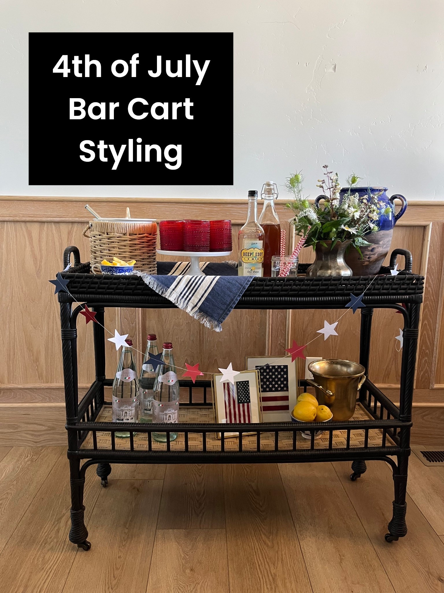 ❤️🤍💙❤️🤍💙

Setting up a cute bar cart is one of my favorite parts of decorating for a holiday gathering!

I dressed up my Serena and Lily rattan bar cart with cute red drinking glasses, pretty bottles cocktails, a cute new ice bucket and a few flags of course!

Cocktail is simple Arnold Palmer with Lemonade Vodka and Iced Tea 🍹.

Independence Day | Holiday Decor


#LTKHome #LTKSeasonal #LTKParties