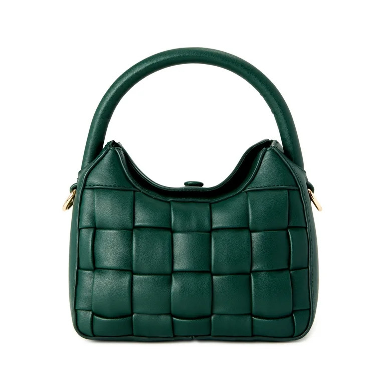 No Boundaries Women's Woven Top Handle Handbag | Walmart (US)