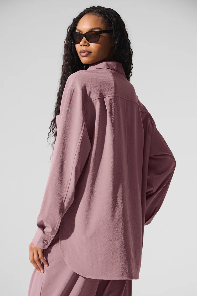 Dreamscape Button Down Long Sleeve | Alo Yoga (US)