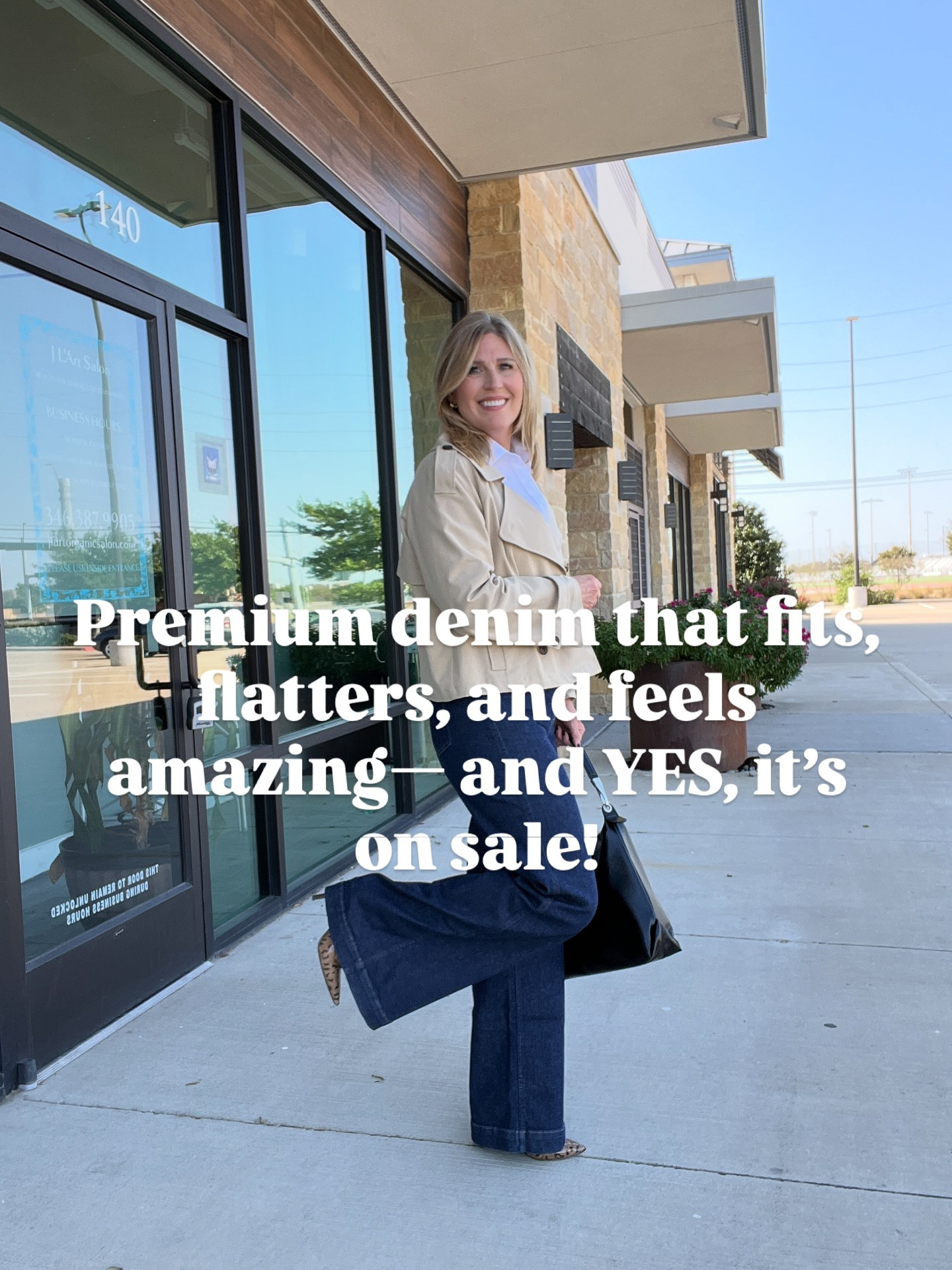✨Premium denim… on sale. 
🤩It’s the kind of quiet little moment that makes getting dressed feel fun again.

😊These jeans check every box for us 50+ style girls — a flattering cut, a polished wash, and fabric that moves with you (not against you). Perfect for school drop-off, holiday errands, or a girls’ night out.
Style them with a classic sweater, a tailored blazer, or your favorite boots — they make every outfit look a little more elevated without trying too hard.
 🎉And yes… on sale.
👉Comment SALE and I’ll send you the links.

#spanx #spanxpartner #midlifestyle #over50style #modernclassic #falloutfitinspo #denimlovers