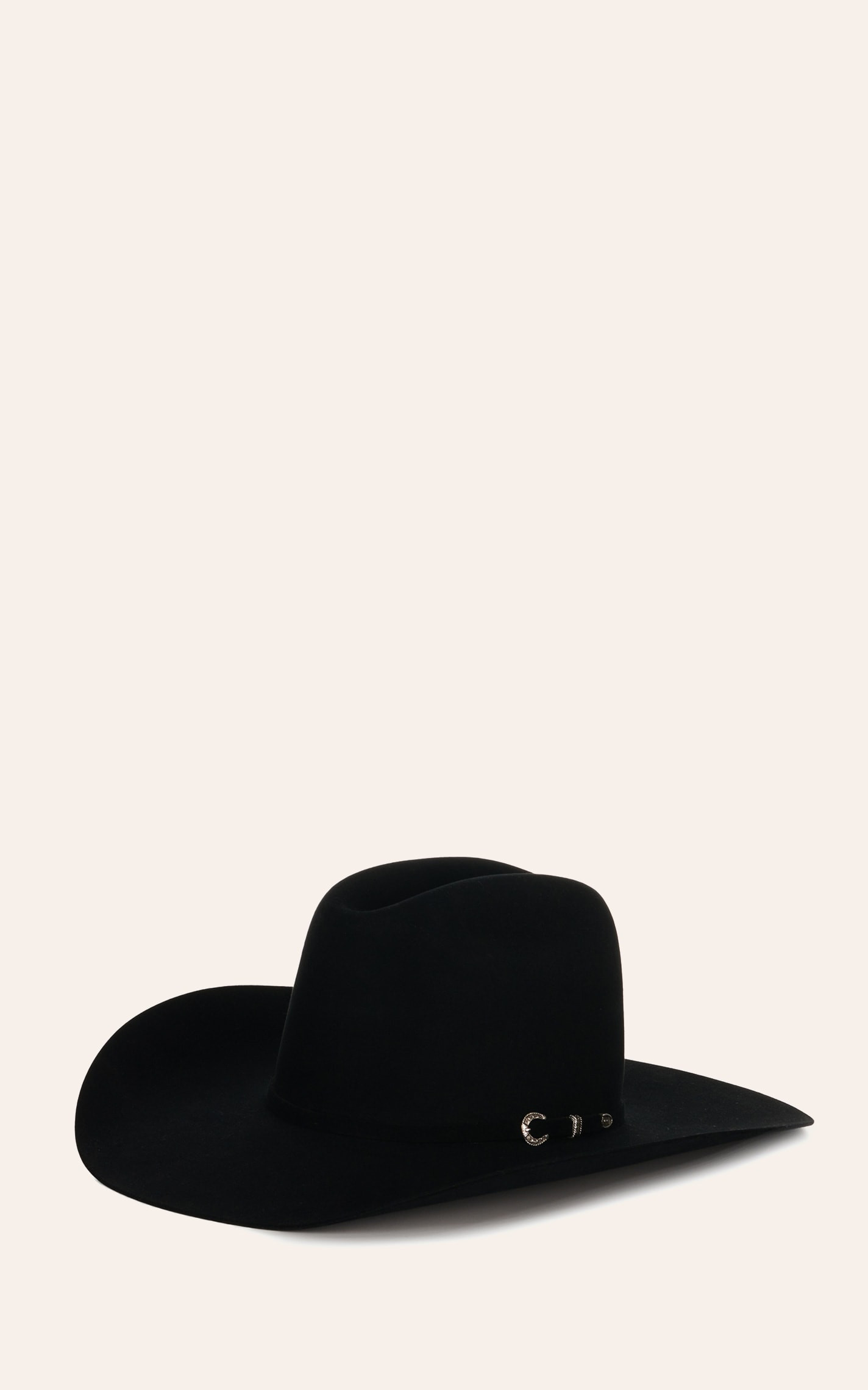 Resistol Rough N Ready 30X Black Cattleman's Crown Felt Cowboy Hat - 67/8 - From Cavender's | Cavender's