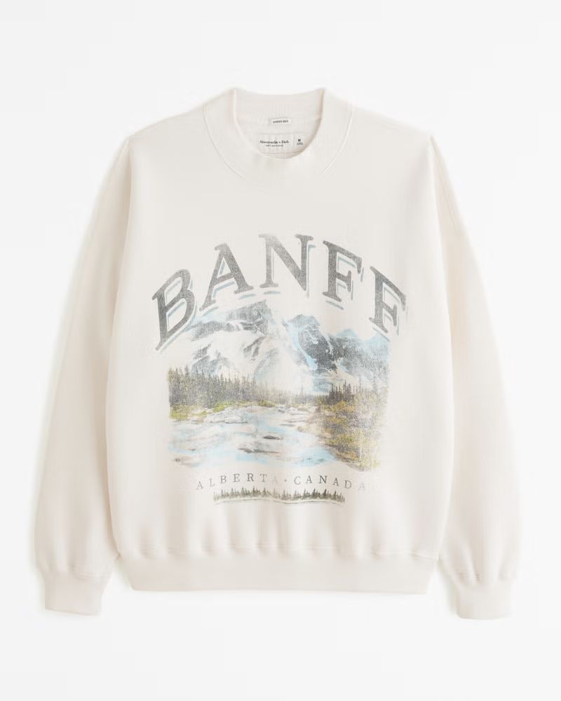 Banff Graphic Crew Sweatshirt | Abercrombie & Fitch (US)