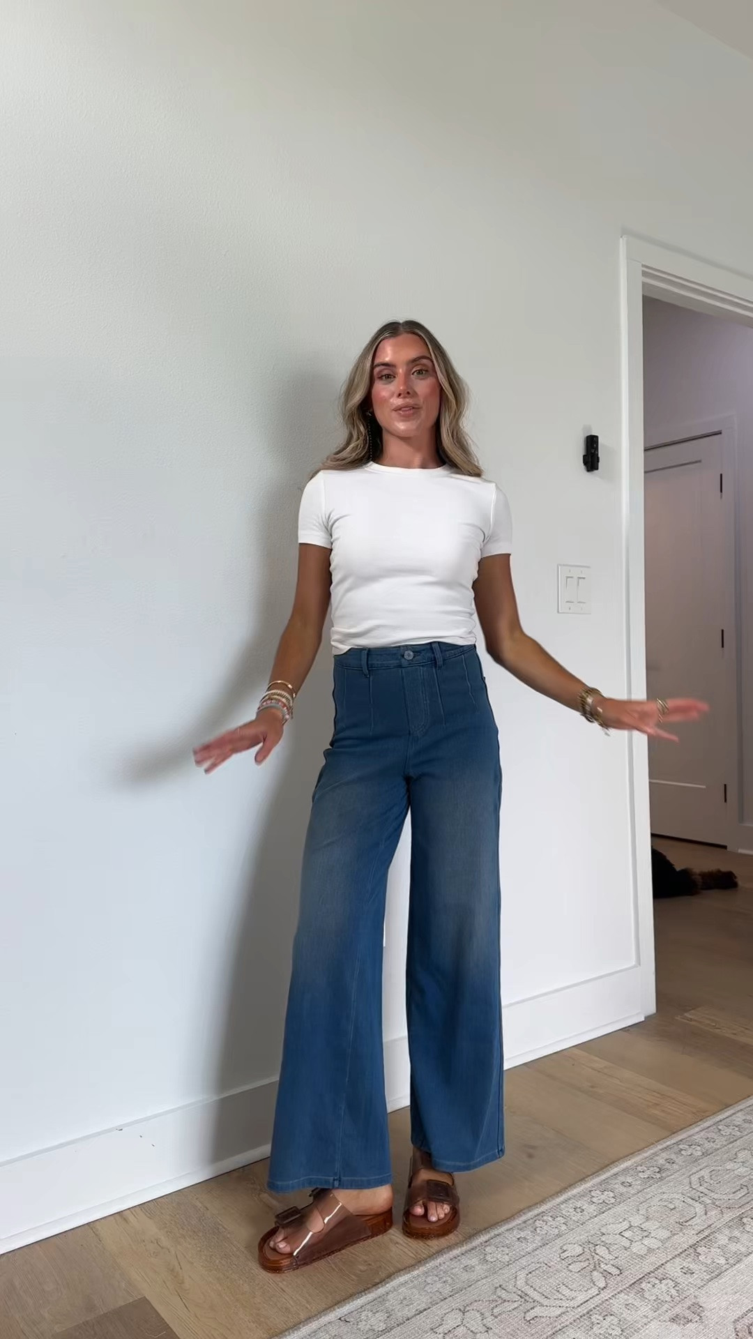@Halara    size xs Halara Flex™ High Waisted Tummy Control Wide Leg Casual Jeans with Pockets. Halara Flex™ Denim redefines jeans with the comfort of athleisure. Designed with soft stretch that moves freely with you for unlimited comfort

#LTKootd #LTKSaleAlert #LTKdayinmylife