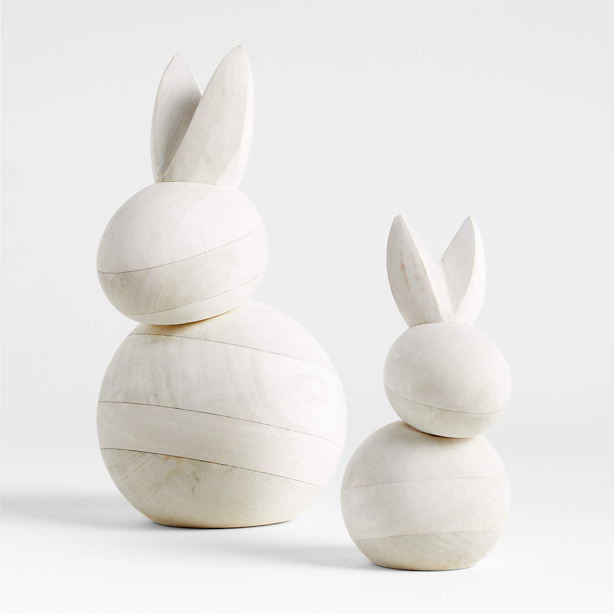 Small Wood Easter Bunny 6" + Reviews | Crate & Barrel | Crate & Barrel