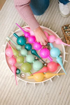 Sugar Plum Tree Topper | Pink Antlers