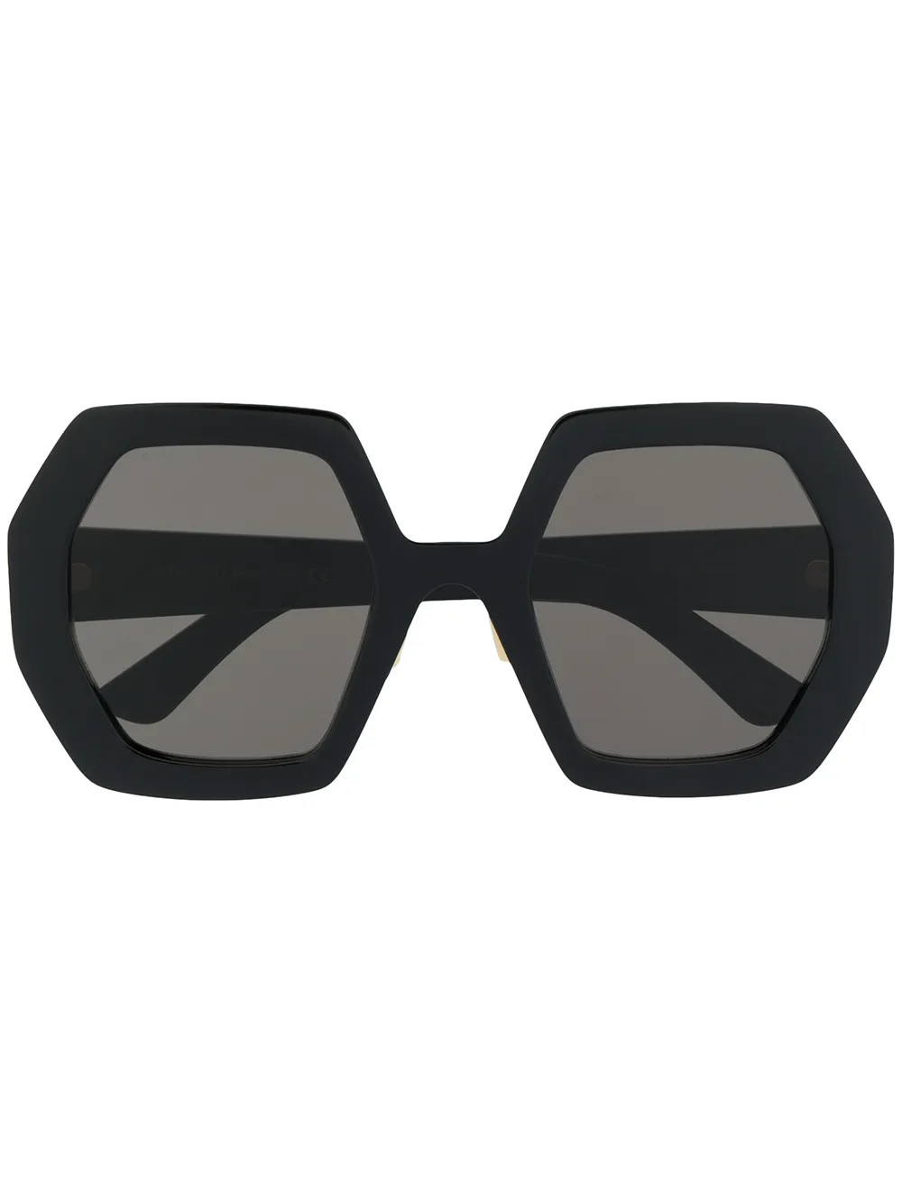 Gucci Eyewear Oversized heptagon-frame Sunglasses - Farfetch | Farfetch Global