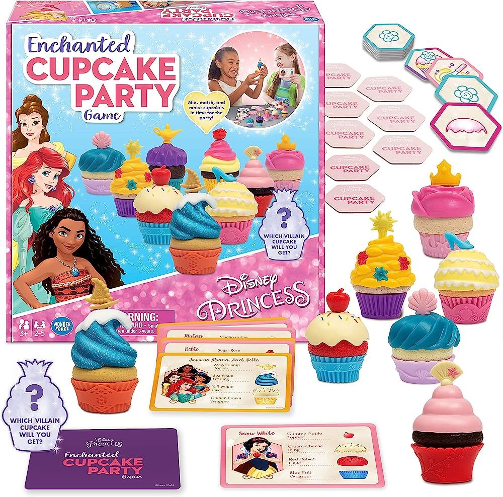 Wonder Forge Disney Princess Enchanted Cupcake Party Game For Girls & Boys Age 3 & Up - A Fun & F... | Amazon (US)