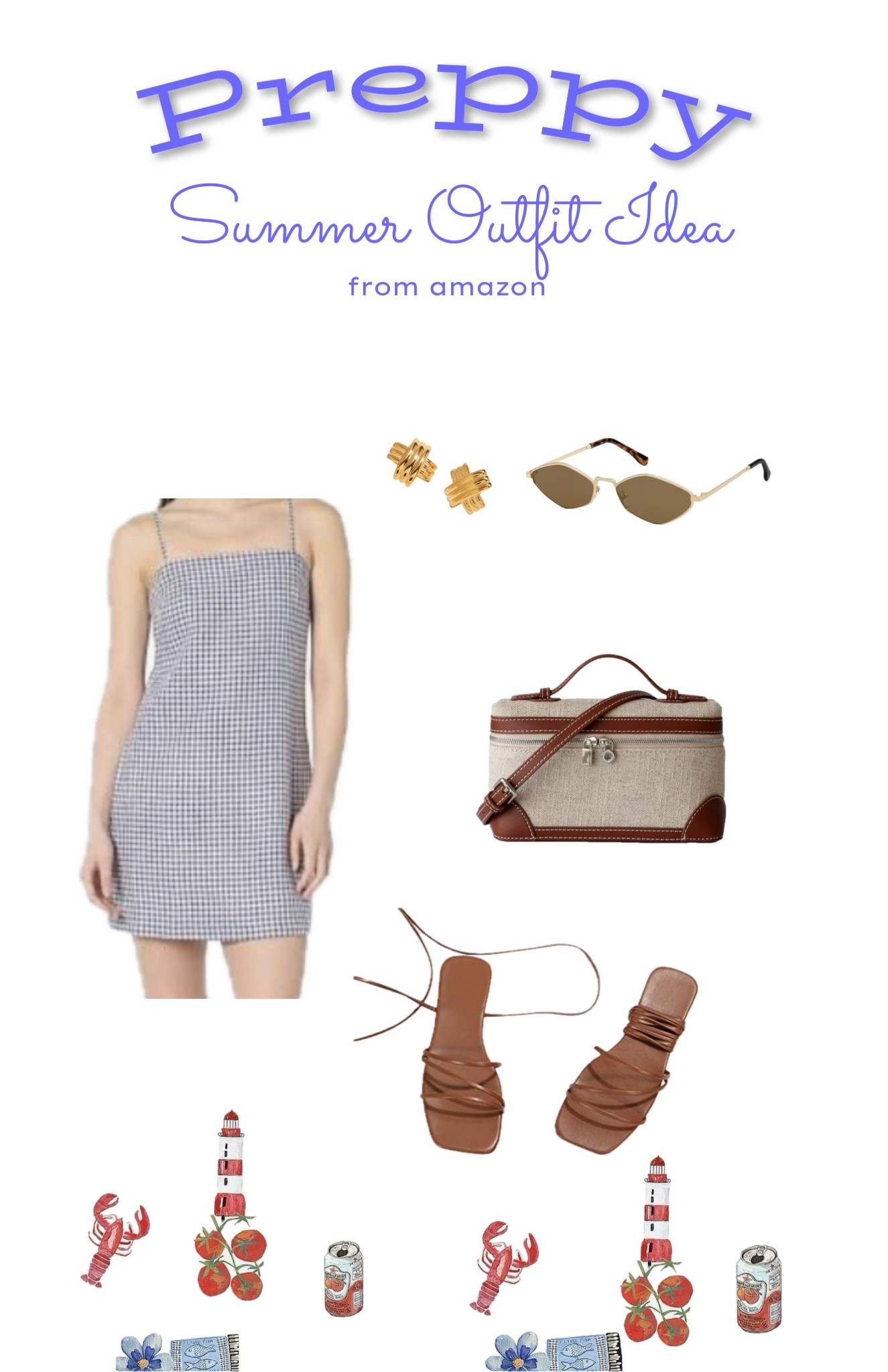 Preppy summer outfit from Amazon. Amazon summer outfit. Coastal grandma outfit from Amazon. Coastal granddaughter

#LTKStyleTip #LTKSummerEdit #LTKFindsUnder50