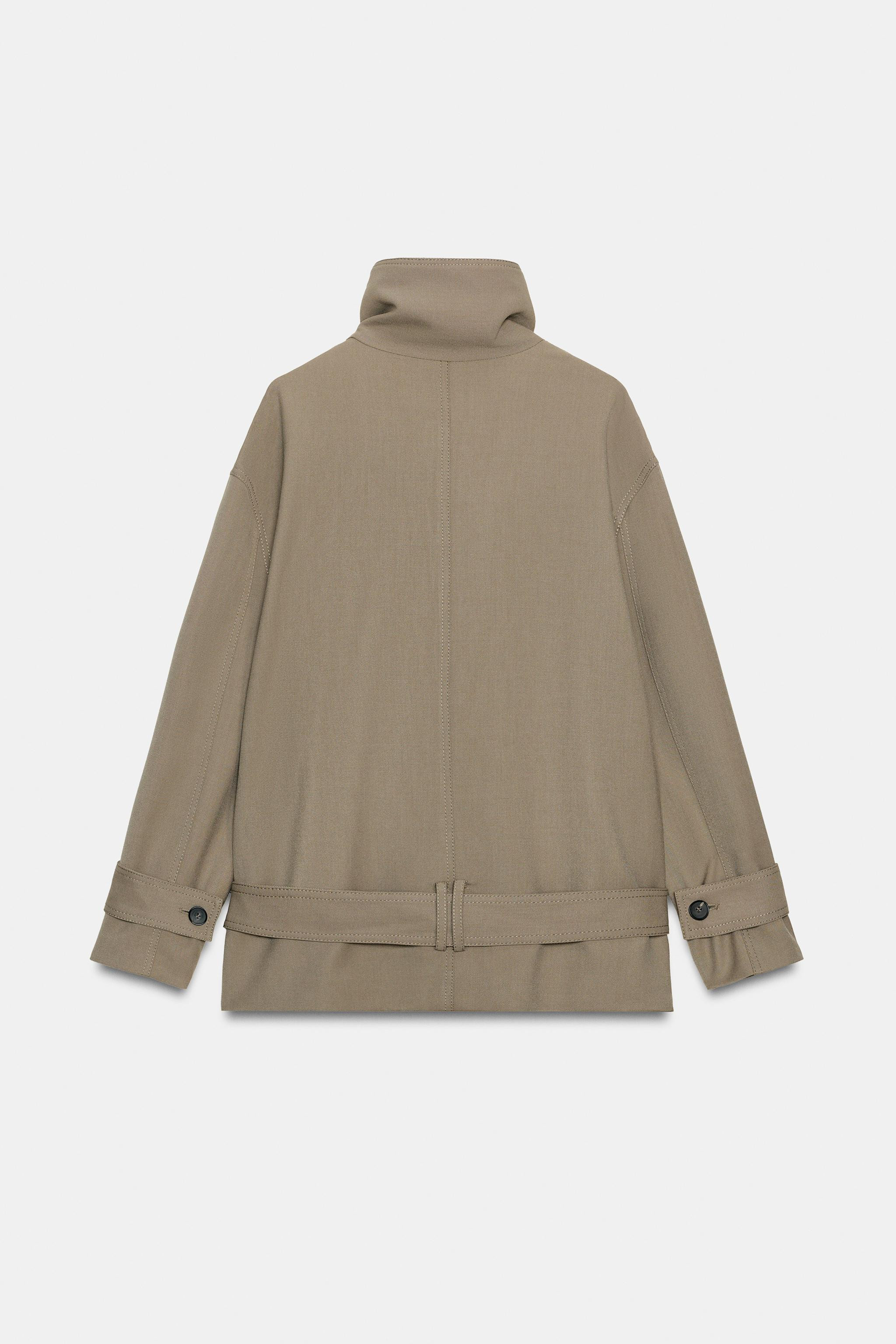 FLOWY BELTED JACKET ZW COLLECTION | Zara US