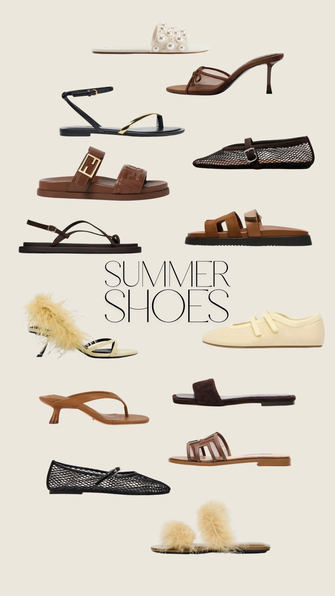 ✨ SUMMER SHOE EDIT ✨ From pearl slides to feathery heels, mesh flats to chic leather sandals — I’ve rounded up the dreamiest shoes for every warm-weather mood! ☀️👡 Whether you’re brunching by the beach, city strolling, or dressing up for date night, these picks will instantly elevate your summer style. 🩴🐚 Which pair would you wear first?

Like this post to save it to your favourite folder and come back later to shop! 💛🛍️

Keywords: summer shoes, pearl slides, leather sandals, mesh flats, strappy sandals, designer slides, flat sandals, feather heels, mule sandals, comfy flats, stylish flats, summer mules, chic sandals, resort shoes, holiday shoes, minimalist sandals, slip-on shoes, summer wardrobe, summer footwear, vacation style, LTK summer picks

#LTKSeasonal #LTKShoeCrush #LTKStyleTip