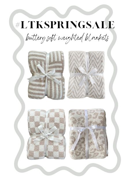 Buttery soft weighted blankets on sale.  Great for gifts! #gifts #housewarming #shower 

#LTKwedding #LTKSpringSale #LTKhome