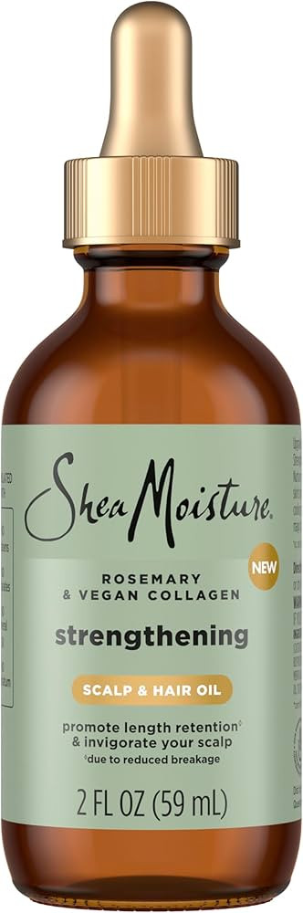 SheaMoisture Strengthening Scalp & Hair Oil Rosemary & Vegan Collagen to Promote Length Retention... | Amazon (US)