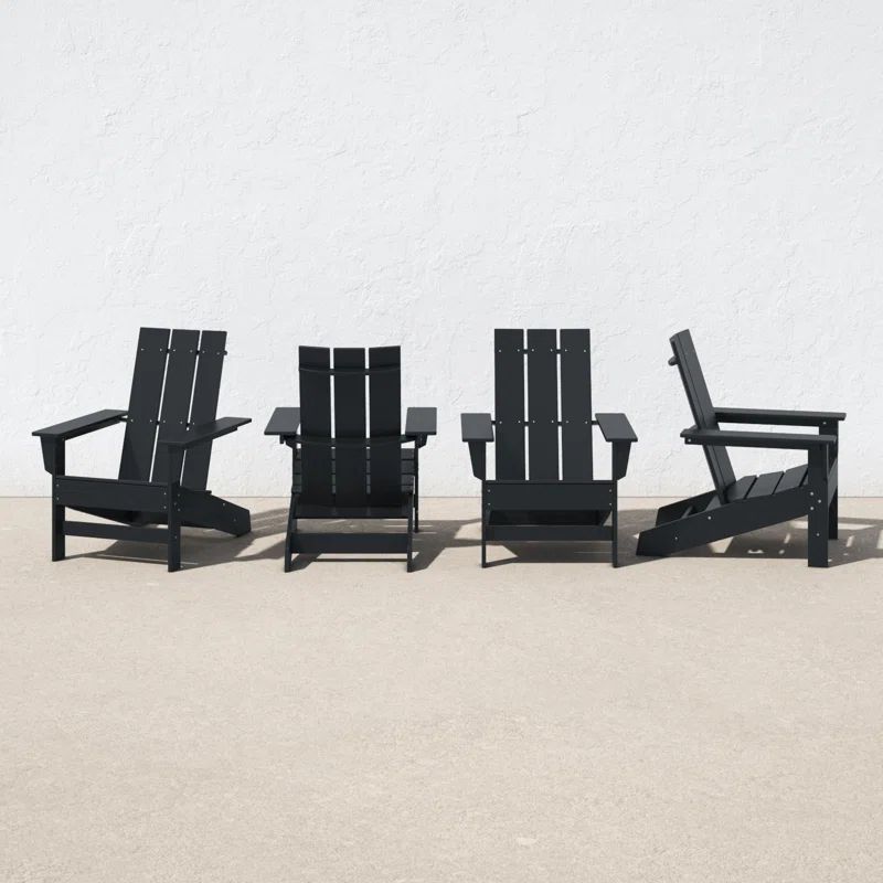 Ratcliff Outdoor Adirondack Chair Set (Set of 4) | Wayfair North America