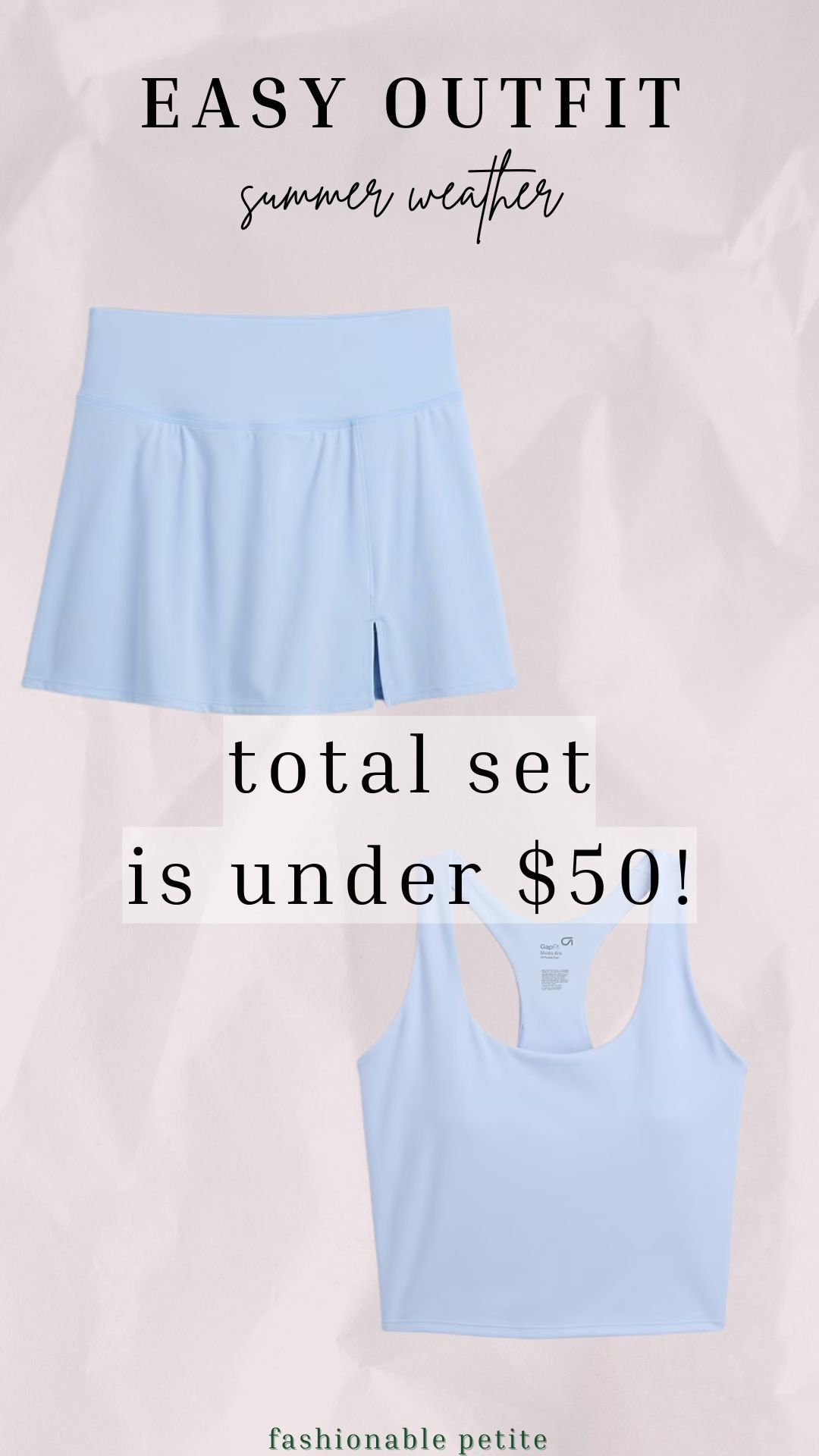 I love this light blue skort and matching top! As a mom I can wear it to sports games or running errands.

Mom outfit, workout outfit, active wear, sports mom 

#LTKActive #LTKmomlife