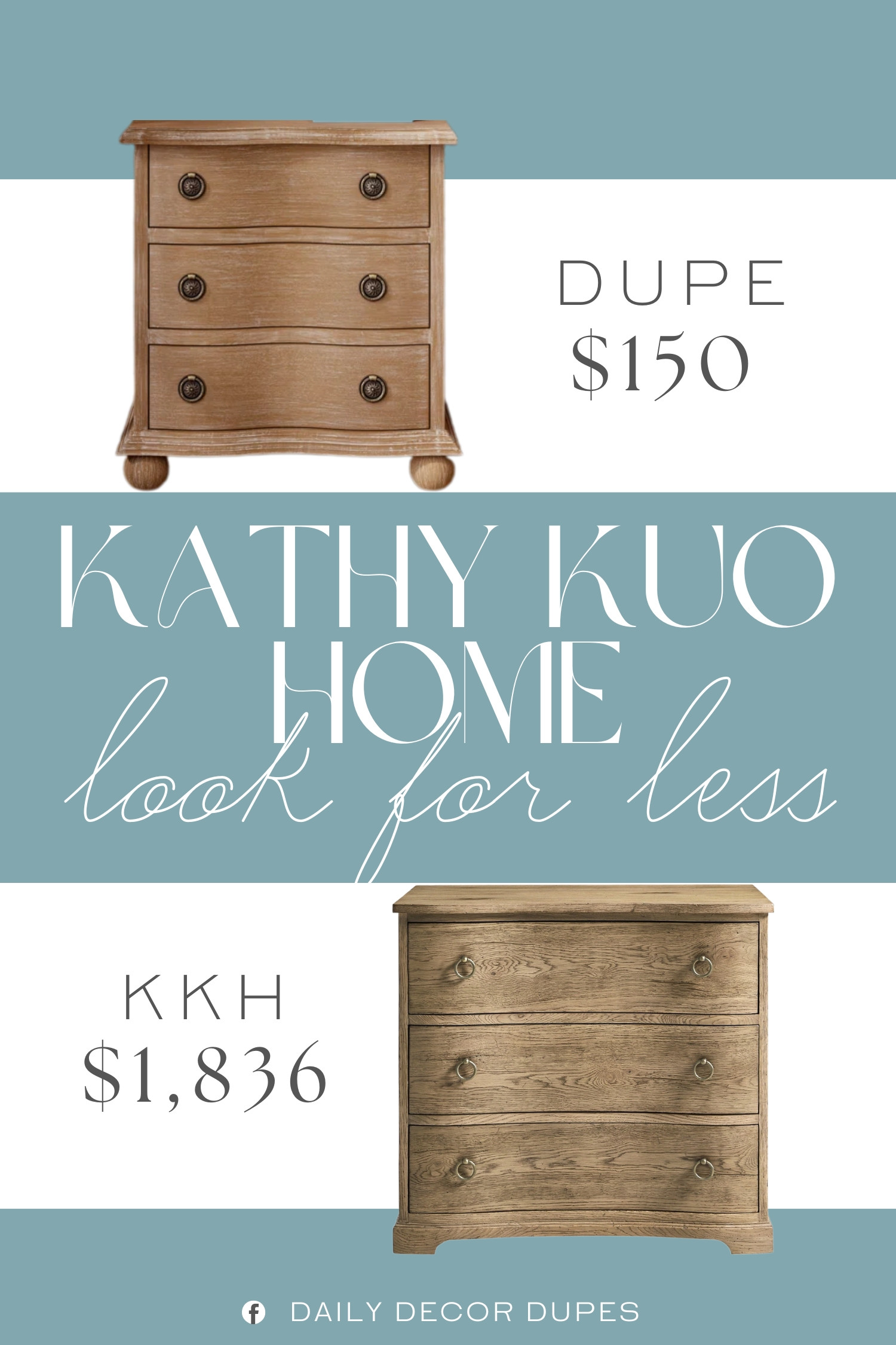 Inspired by Kathy Kuo Home Wide Nightstand. Wood Wide Nightstand. 3-Drawer Bedside Table. Bedroom Storage with Drawers. Wide Bedside Cabinet. Solid Wood Nightstand. Natural Wood Bedside Table. Rustic Wood Nightstand. Bedroom Storage Nightstand. 

Home more affordable option find copy cat similar look for less budget friendly affordable cheap cheaper beautiful pretty. Clearance sale coupon code discount code promo code luxury lookalike look a like Inspo inspiration inspired by idea ideas Love like these? I share multiple every day in my FB group.
#kathykuohomeinspired #nightstand #bedsidetable #bedroomstorage #farmhousemodern #storagesolution #bedroominspo #furniturefinds  

 #LTKHome