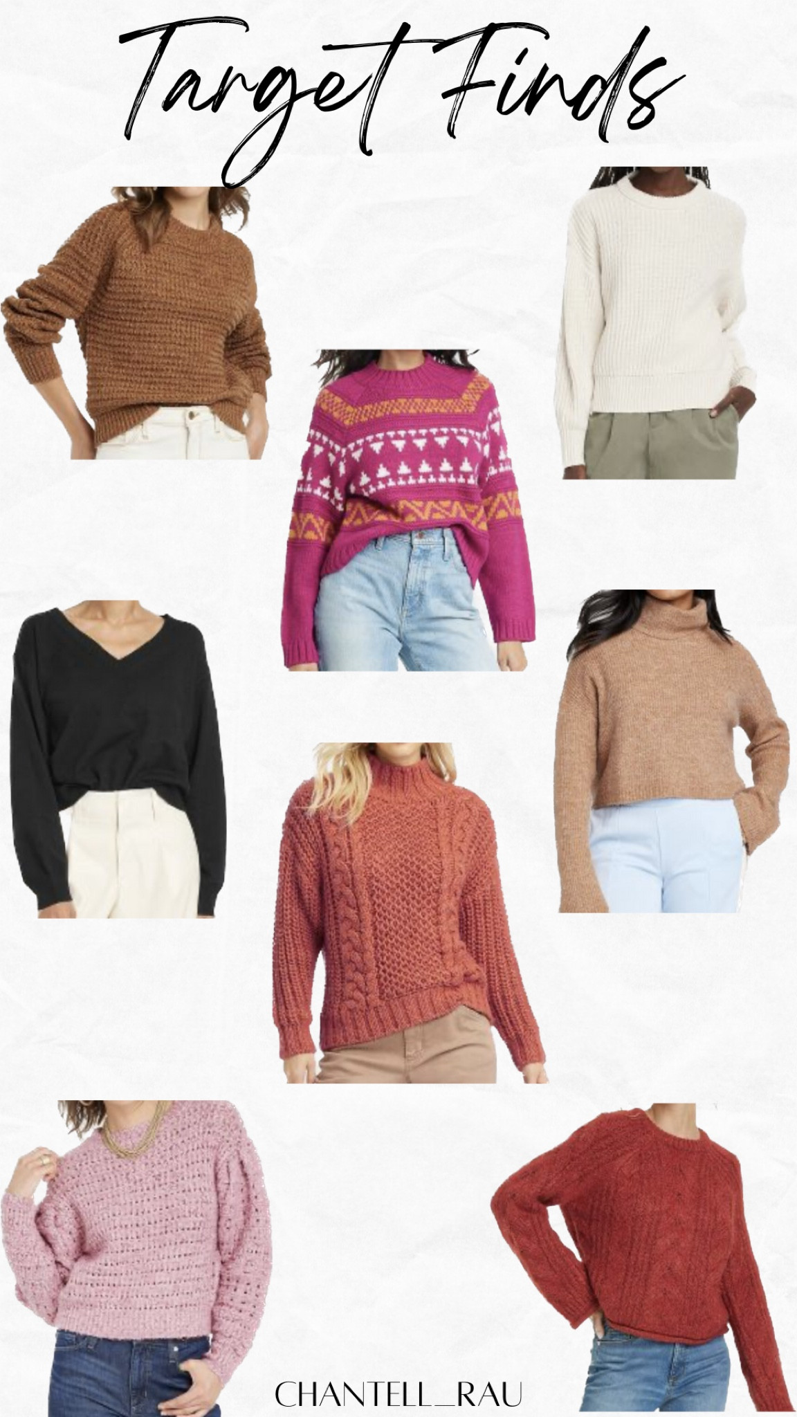 40% off Target sweaters! 

#target #targetstyle #sale #sweaters #dealoftheday

#LTKsalealert #LTKfit #LTKGiftGuide