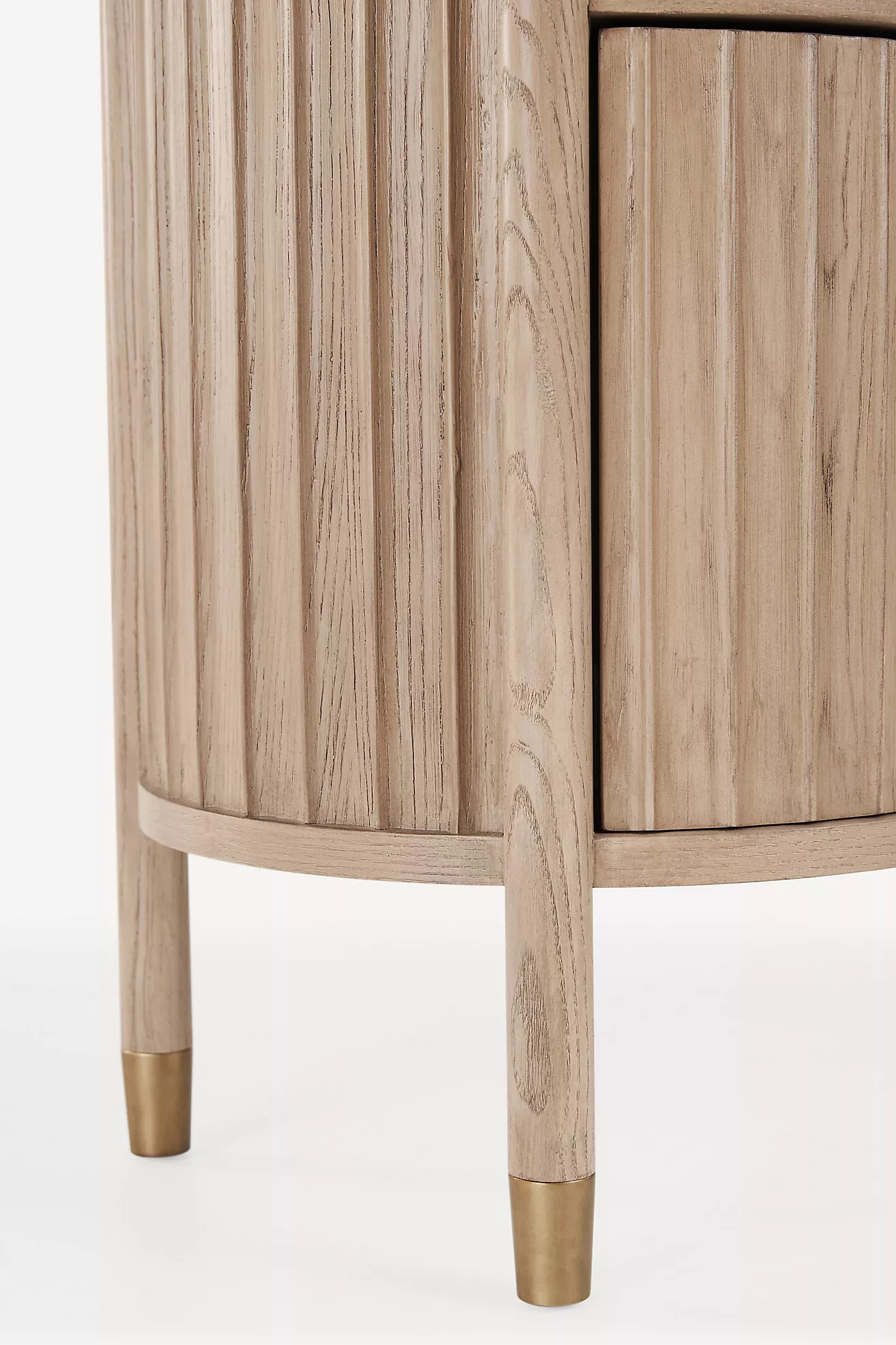 The Isla 30" Fluted-Wood Nightstand | Anthropologie (US)