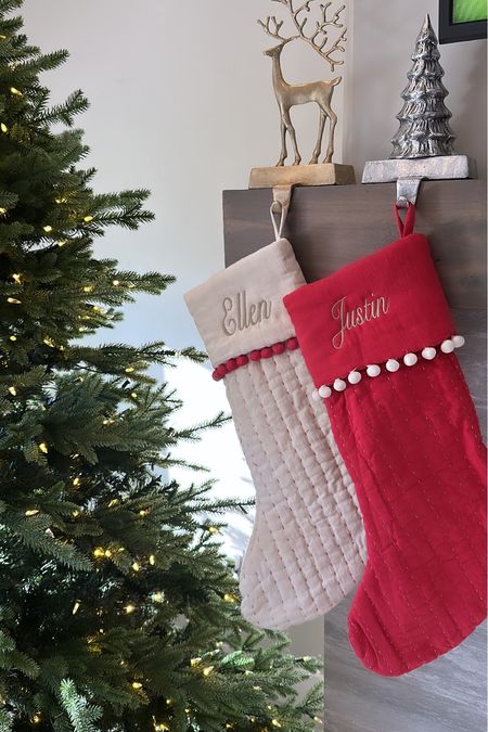 Christmas stockings, stocking hooks

#LTKunder100 #LTKSeasonal #LTKHoliday