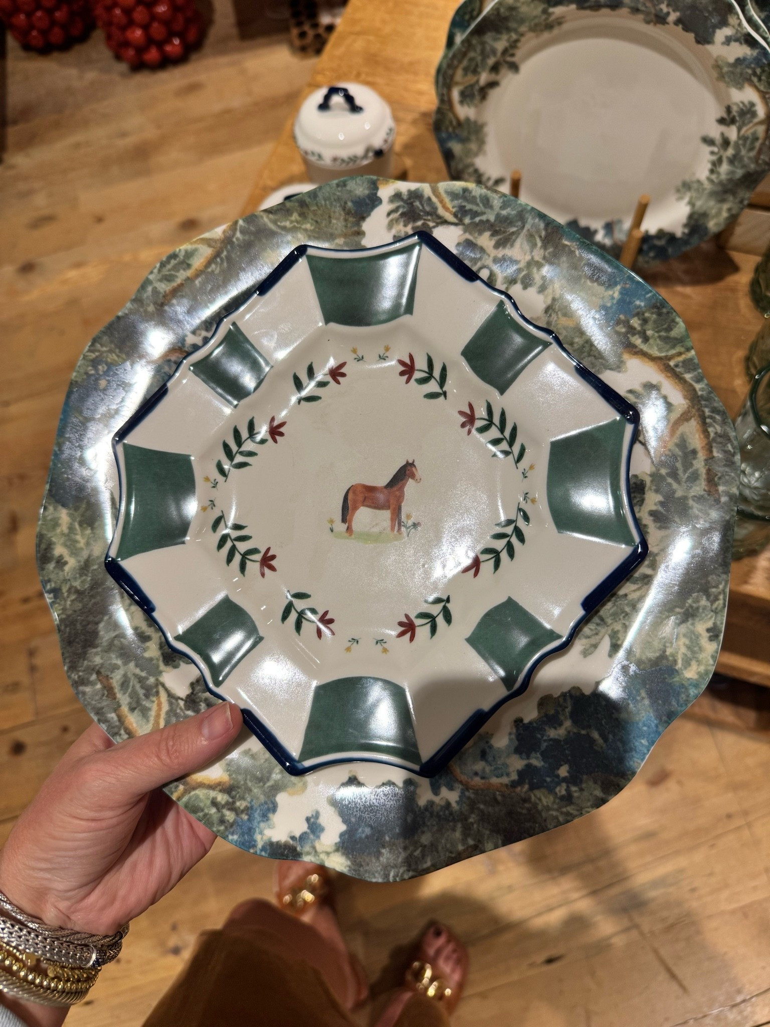 Fell head over heels with this beautiful stoneware plate combo

#LTKSeasonal #LTKHome