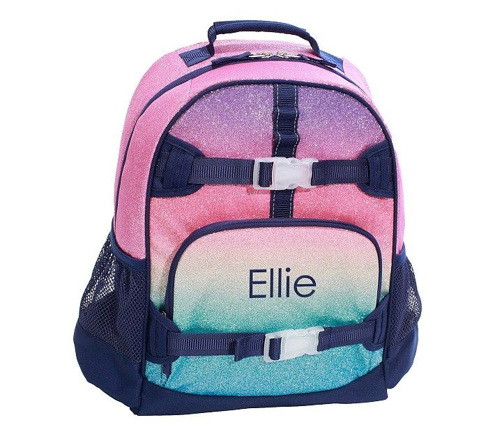 Mackenzie Rainbow Ombre Sparkle Glitter Backpacks | Pottery Barn Kids