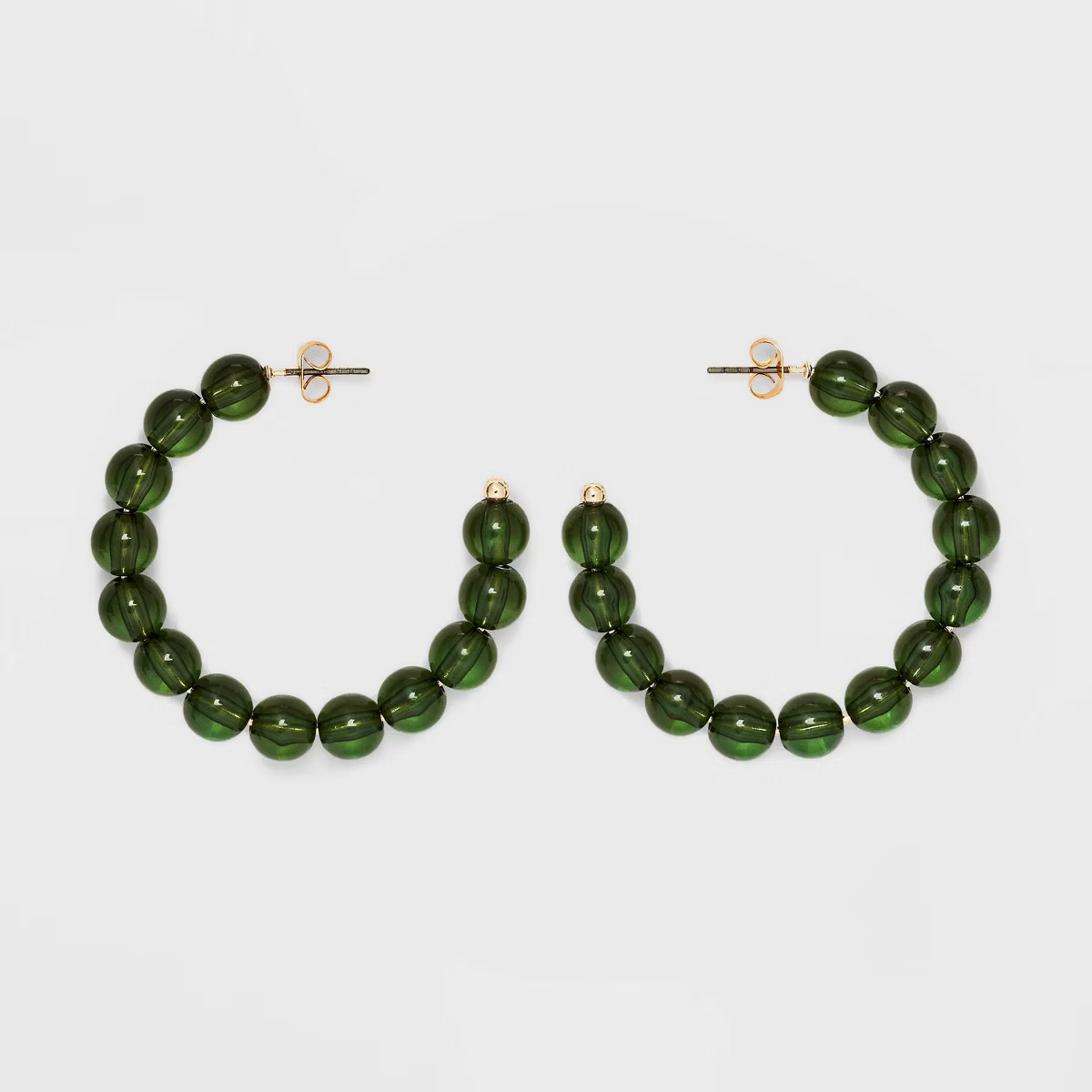 Beaded Hoop Earrings - A New Day™ | Target