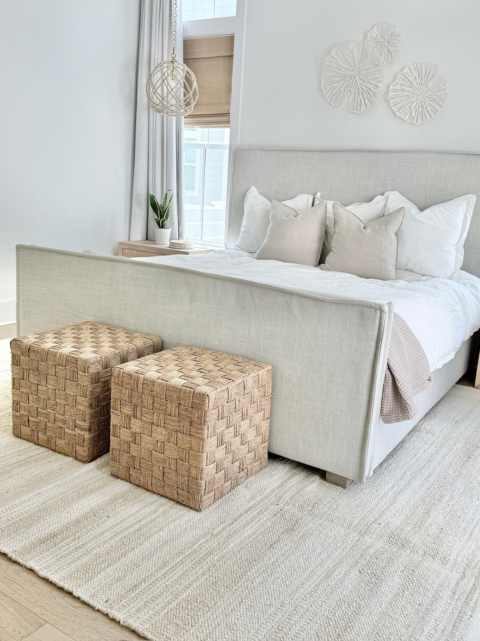 Neutral coastal bedroom