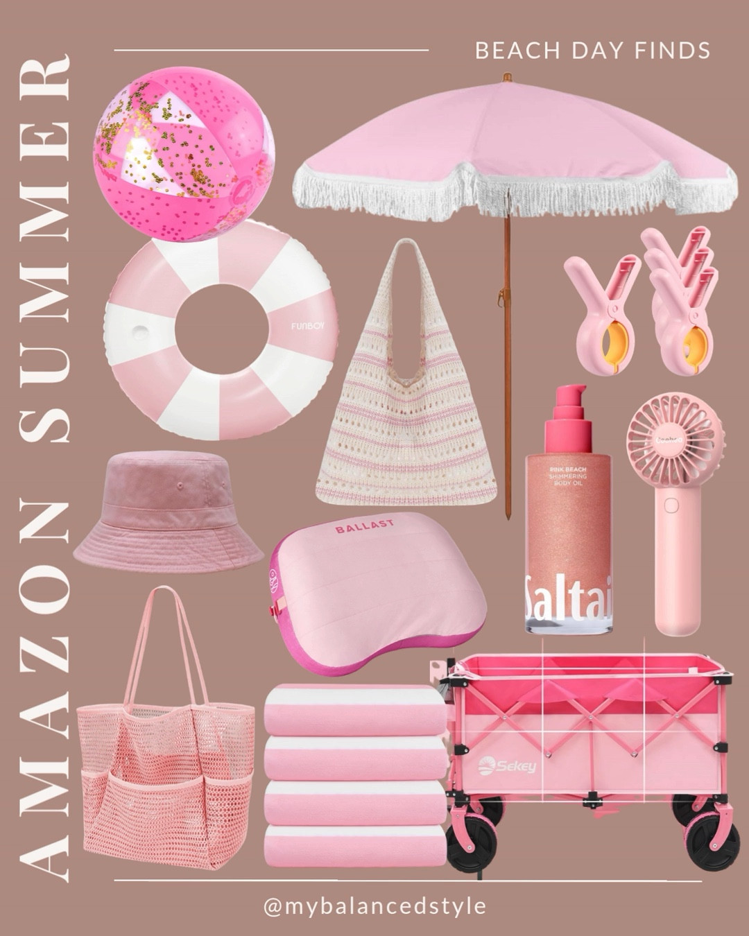Amazon summer beach day essentials

Beach day essentials
Sandy shore must-haves
Pool and beach gear
Sun protection favorites
Coastal getaway finds
Beach tote necessities
Seaside summer accessories
Waterfront day essentials
Vacation beach packing list

#LTKSeasonal #LTKSaleAlert #LTKSwim